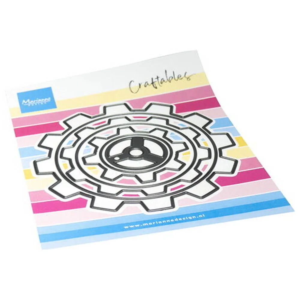 Craftables stencil tandwielen metalen stansmessen snijden stans ambachtelijke embossing sjabloon DIY plakboek handgemaakte dubbele kleedje stans mes decor