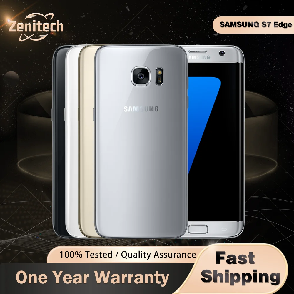 الأصلي سامسونج غالاكسي S7 حافة G935F G935A 4G LTE الهاتف المحمول بصمة 4GB RAM 32G ROM 5.5 ''12MP + 5MP رباعية النواة S7 edge #1
