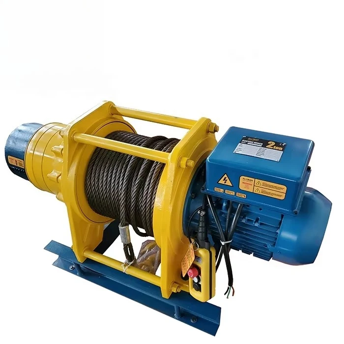 ALLMAN Electric Winch 1 Ton 220V Electric Wire Rope Winch
