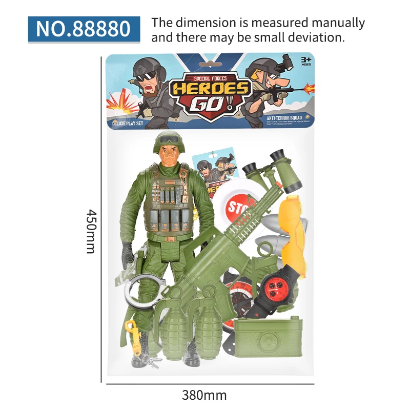 posable Military Action Figure - Highly Detailed Soldier & SWAT Model for Collectors and Enthusiasts