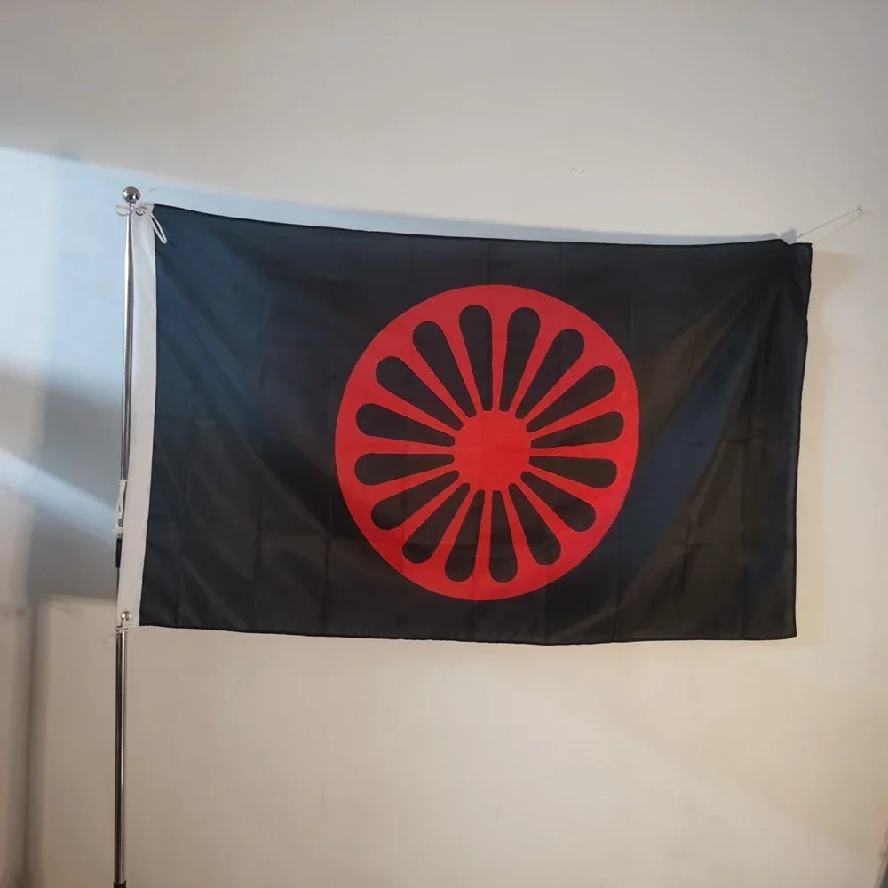 

Romani People Flag 90x150cm - Polyester Cultural Banner for Outdoor & Indoor Decor, Garden, Festival