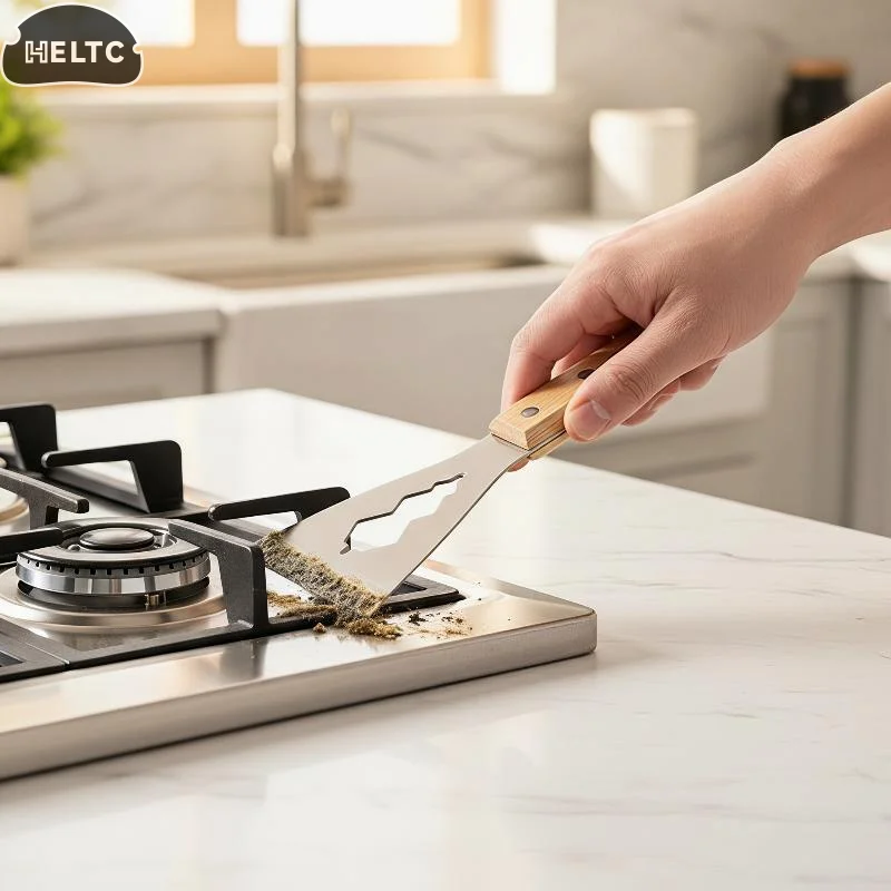 1/2PC Multi-functional Shovel Thickened Stainless Long Handle Shovel Kitchen Cleaning Tool Household Shovel For Scraping Dust