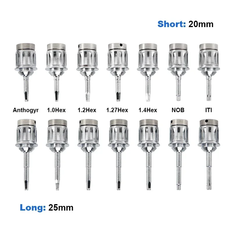 Professional Dental Implant Torque Wrench Kit Universal Oral Surgery Screwdriver for Prosthetic Abutment Crown Tightening