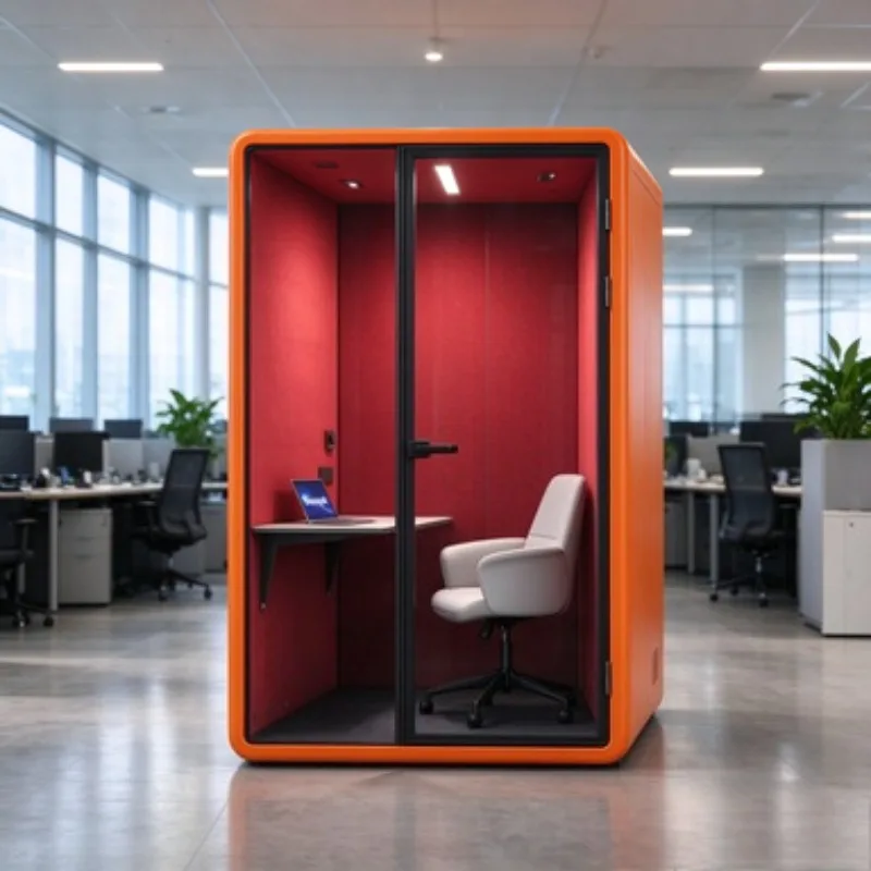 Custom Made Soundproof Room Soundproof Pod Office Negotiation Room Meeting Room Mobile Recording Studio Phone Booth