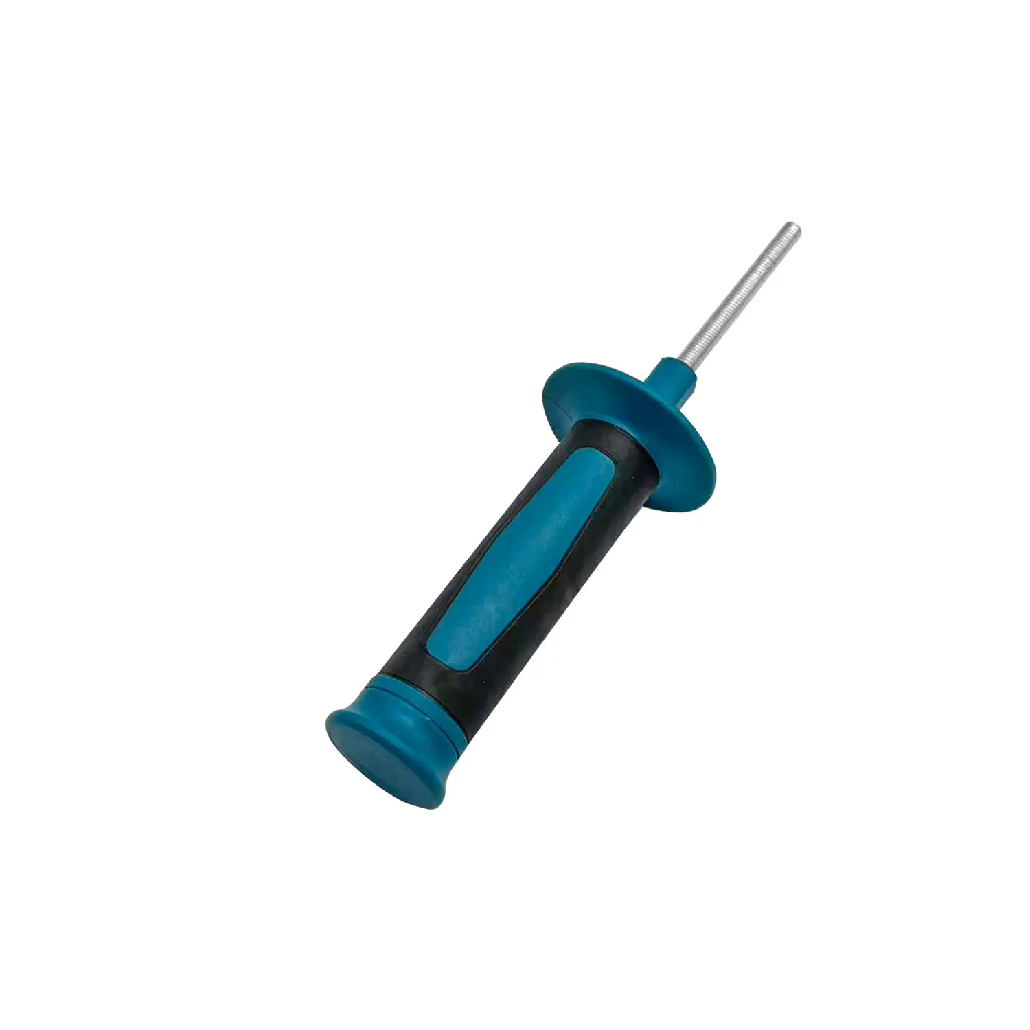 Rubber Coated 8mm Thread Side Handle for Angle Grinder Flashlight Drill Ergonomic Design Metal Plastic Build Blue