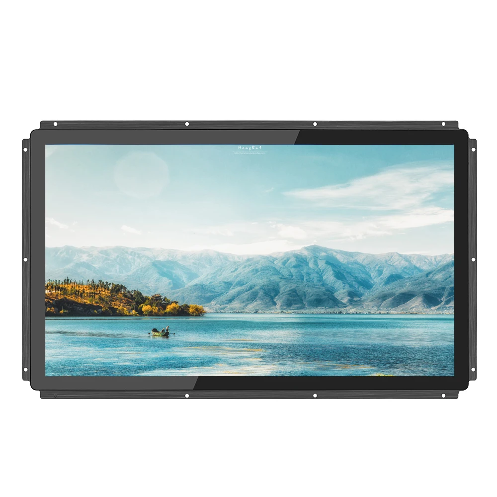 23.8 Inch Window Linux OS Ip65 Capacitive Touch Screen Embedded Fanless Industrial All In One Computers Panel Pc
