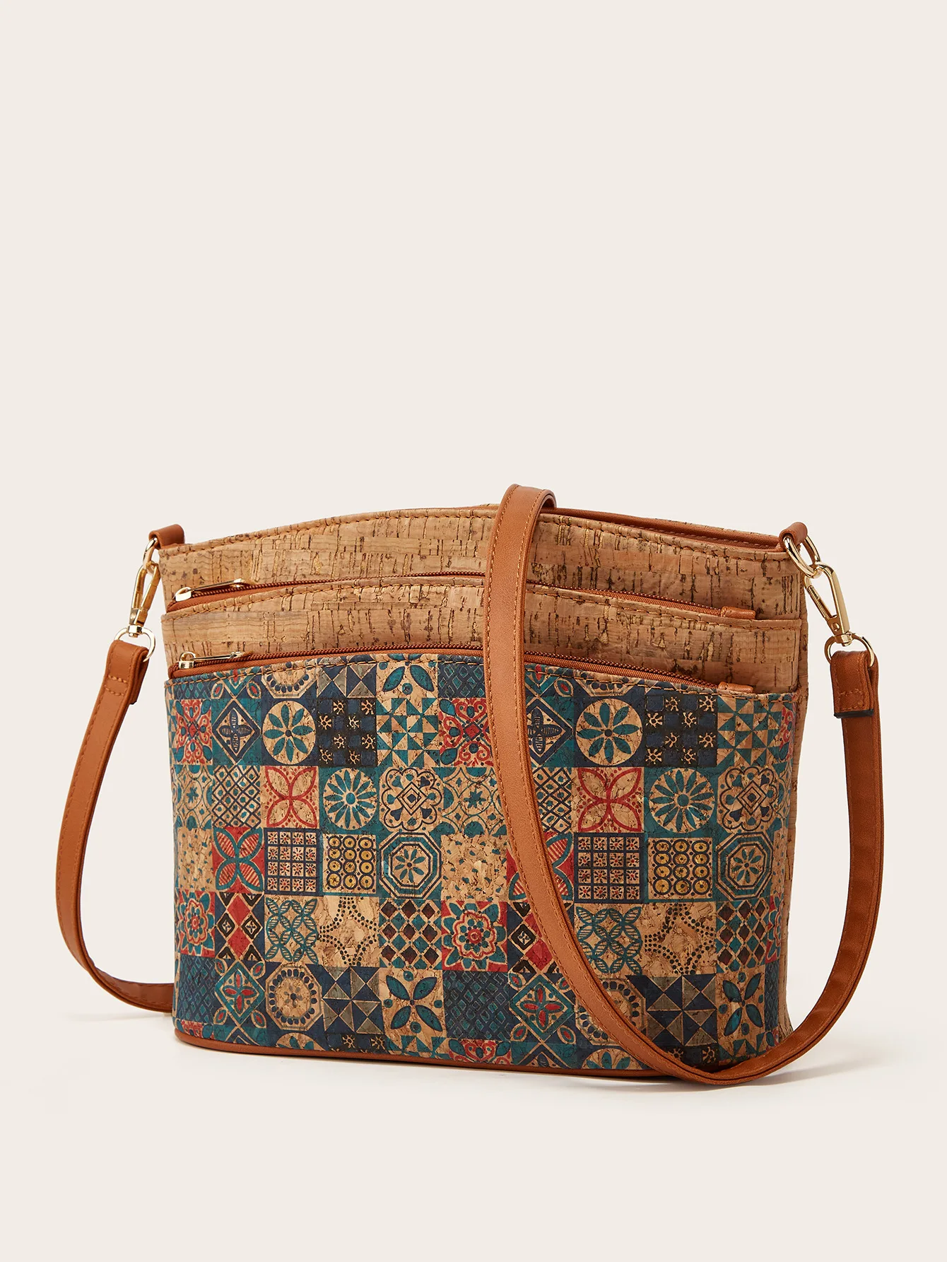 New Casual Fashion Ladies Ethnic Shoulder Crossbody Personalized Hugh Retro Bark Bag