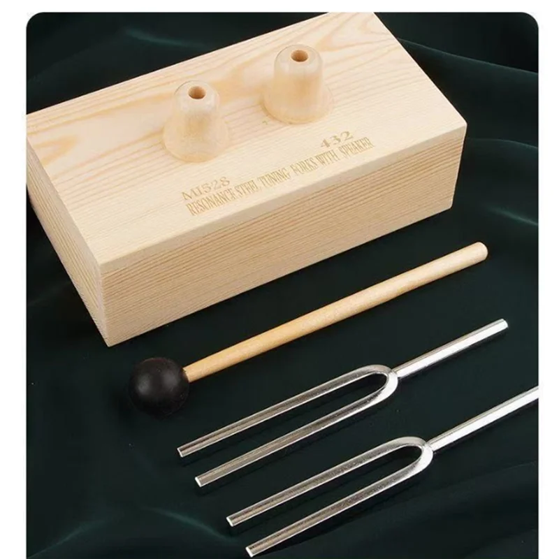 ABUE-Tuning Forks For Schumann Resonance- 432Hz 528Hz Weighted Diapason Tuning Fork Percussion Instruments