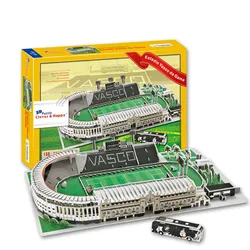 3D-Papier Puzzle Gebäude Modell Spielzeug Vasco da Gama Stadion Brasilien Sport Estadio Fußball Fußball weltberühmte Architektur Junge Geschenk