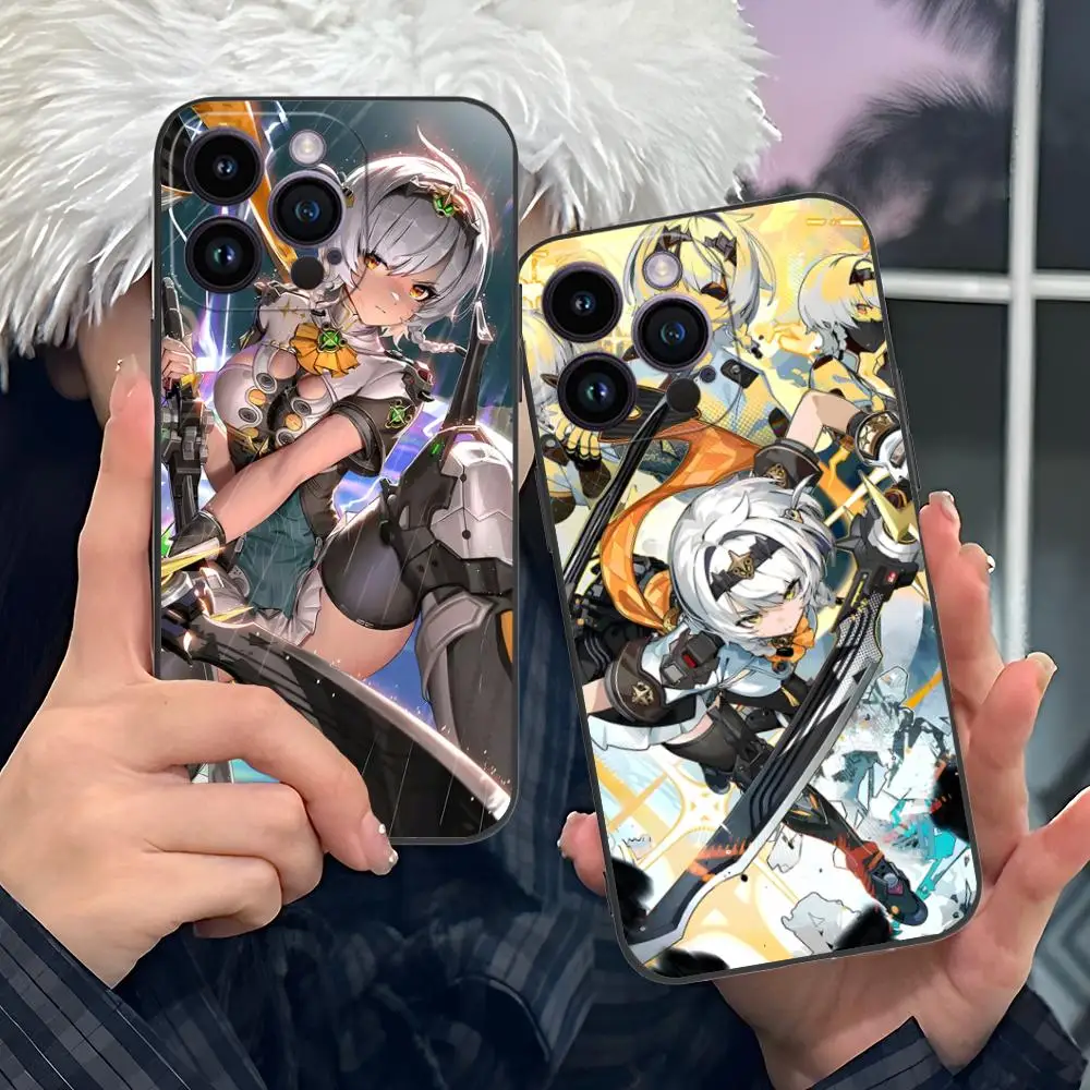 

Чехол для телефона Zenless Zone Zero Anby Demara для iPhone 17, 16, 15, 14, 13, 12, 11 X XR XS 8 7 Pro Max Plus Mini Цветной чехол Pretty