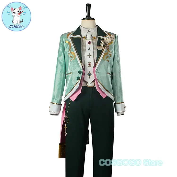 COSGOGO Adam/Eve Cosplay Costume Tomoe Hiyori/Sazanami Jun Cosplay COSTUME Game Ensemble Stars Halloween Women New Suit Uniform