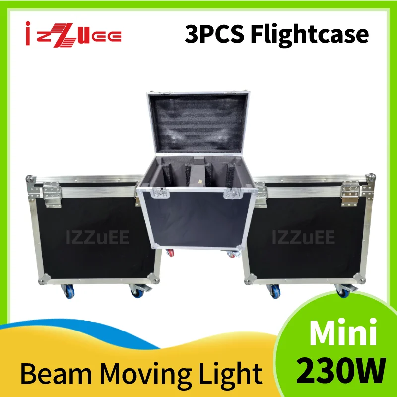 1-3PCS Flight Case 2 In 1 LED mini Beam 230W 7R for Disco KTV Party DJ Professional Stage Equipment Light Case Accessories