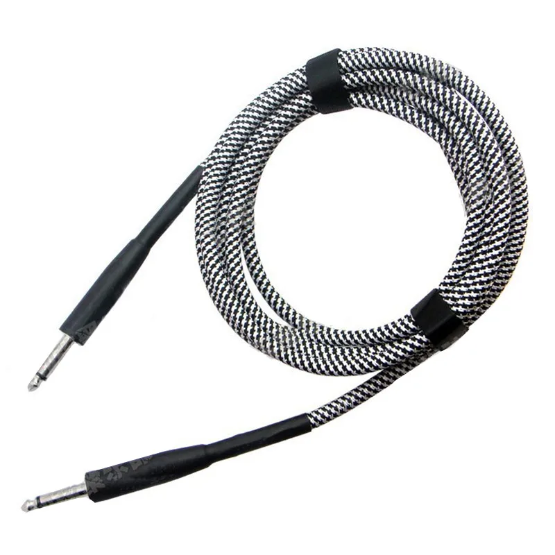 A 3m /10ft Bass Guitar Cable Profession Musical Instrument Cable Low Noise Shielded  Effector Amplifier Speaker Cable Cord