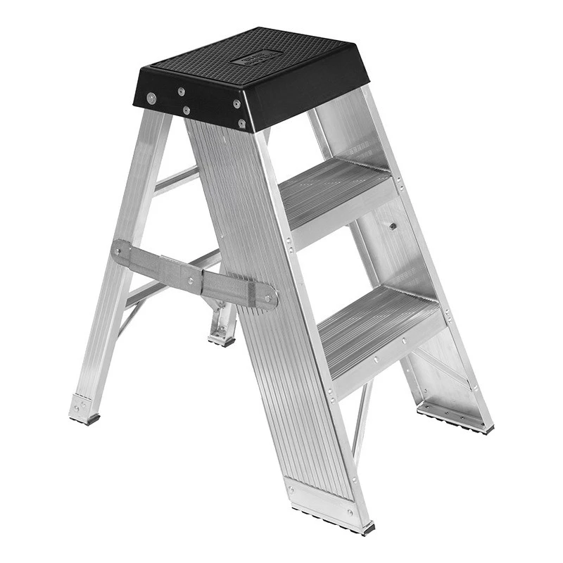 

Ladder Aluminum Alloy Thickened Folding Ladder Stool Flower Frame RV Ladder 150B SSA02 SSA03