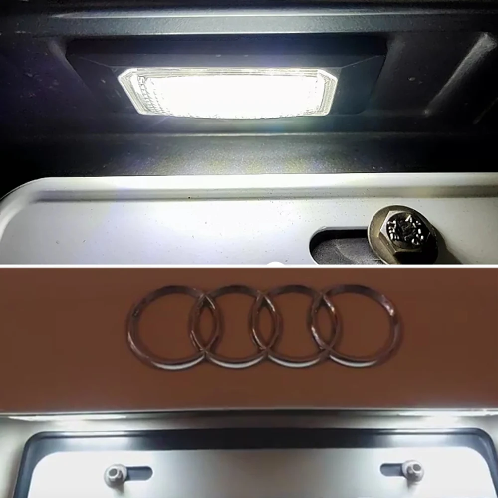 أضواء لوحة ترخيص LED لأودي ، Canbus ، لا خطأ ، رقم ، Q3 ، Q5 ، A1 ، S1 ، A3 ، A4 ، S4 ، A5 ، A6 ، S6 ، RS6 ، A7 ، S7 ، RS7, TT, 6000K, 2 قطعة #3