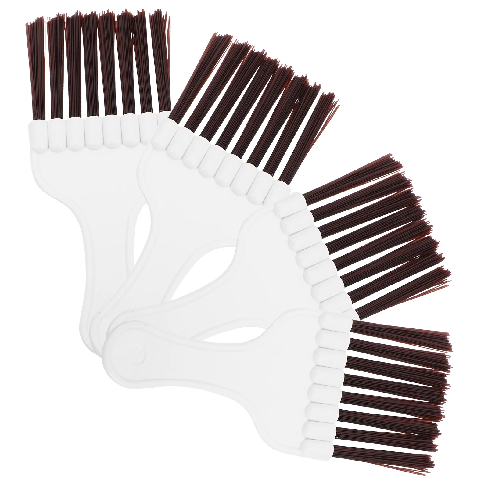 

4Pcs Condenser Brushes Heavy Duty Plastic Bristles Detail Brush for Refrigeration Units Ac Coil Grout Crevice Small Cleaning