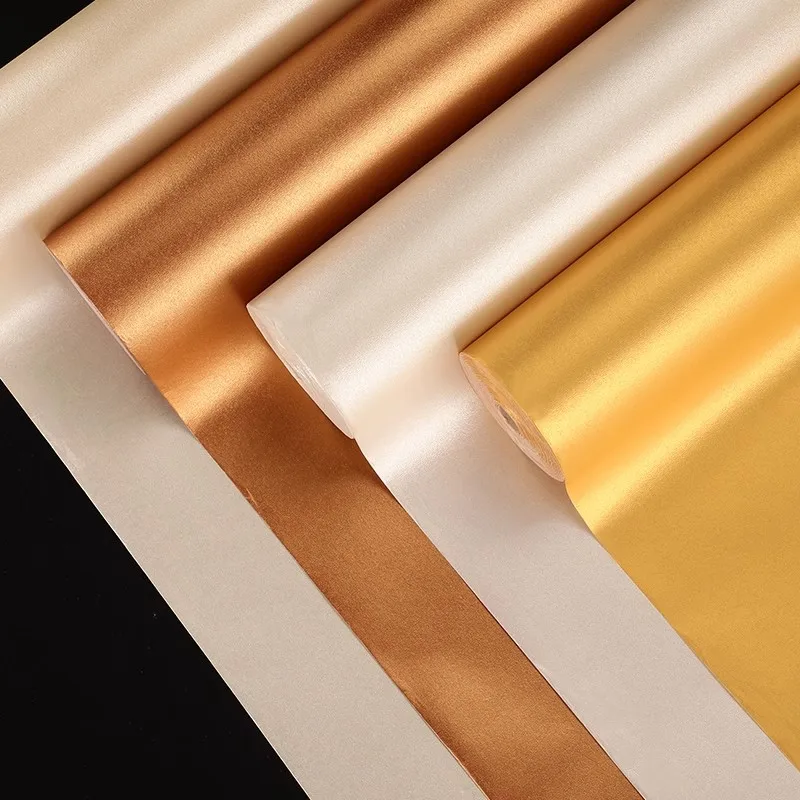 Colorful Silk Pattern Ripe Rice Paper Gold Chinese Xuan Paper Chinese Painting Paper Drawing Calligraphy Art Supplies