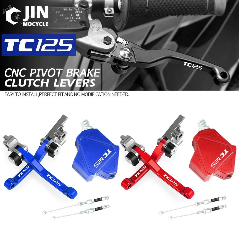 

For HUSQVARNA TC125 TC 2014 2015 2016 2017 2018 2019 2020 2021 CNC Stunt Clutch Lever Easy Pull Cable System Brake Clutch Levers