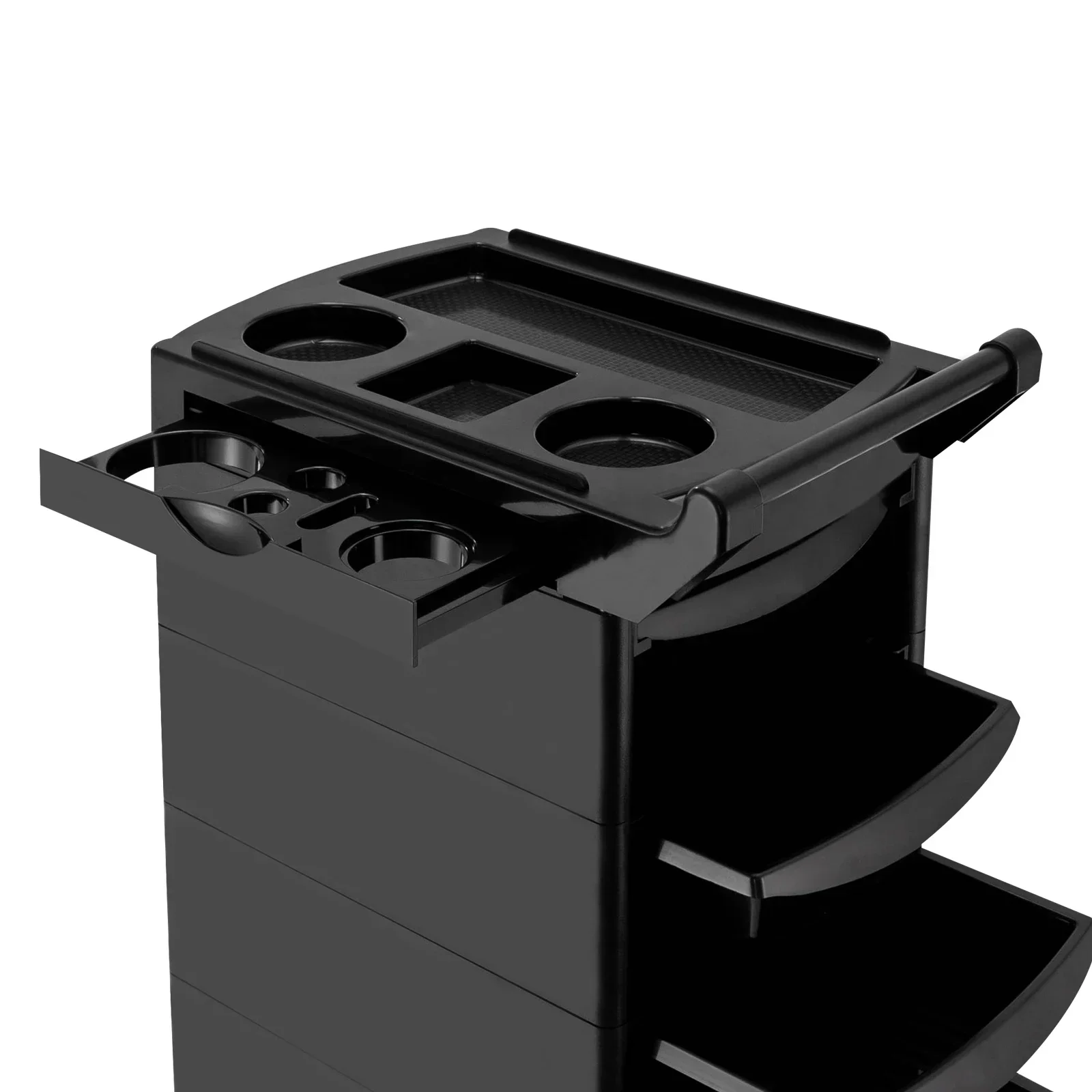 عربة صالون التجميل، عربة أدوات التجميل متعددة الوظائف مكونة من 6 طبقات، رف تخزين صبغ الشعر، منظم معدات المتداول، لمتجر سبا الحلاقة #4