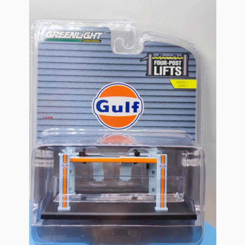 

Лифт под давлением GreenLight масштаб 1:64, четырехстоечные подъемники, модель из сплава, Классическая коллекция, игрушки для мальчиков с дисплеем