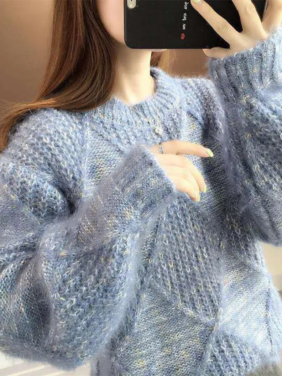 thiened-autumn-winter-knitted-sweater-for-women-lazy-sle-base-layer-knitwear-faionable-clothing-accory-lapel-pin