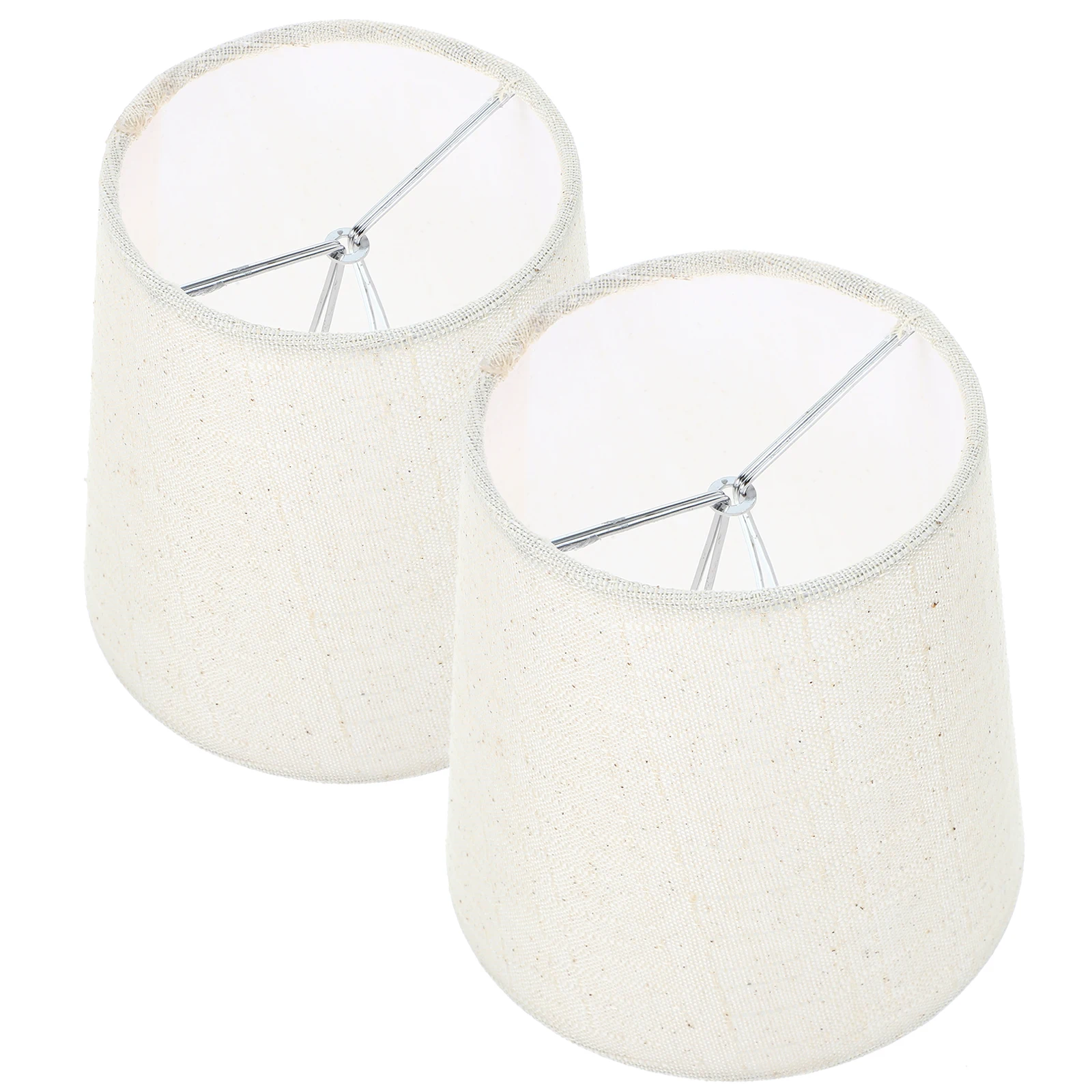 

2Pcs Decorative Lamp Shade Replacement Table Lamp Cover Simple Small Lampshades for Desk Floor Bedside Light Light Shade