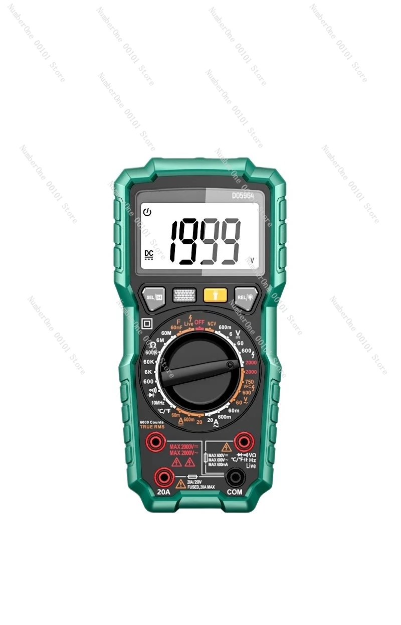 

2000V multimeter photovoltaic digital high-precision high-voltage mine anti-burning multi-functional universal meter electrician