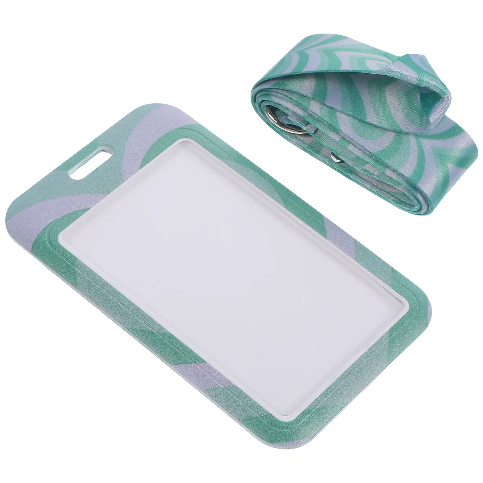 1 مجموعة حامل بطاقات التعريف الشخصية تصميم بسيط المضادة للخدش شارة حامل للطلاب المعلمين الأطباء العمل اسم غطاء العلامة بطاقة المحمولة #3