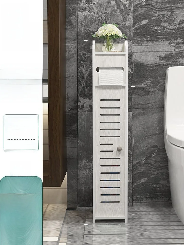 

Batoom Toilet elf Small Space Organizer Plastic Storage Ra for Toilet Items Narrow Cabinet Side Cabinet Design