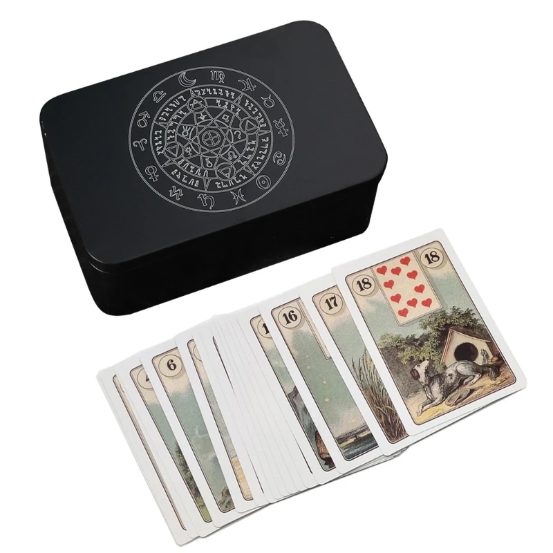 YD61 Chơi bài Giao dịch Tarot Case Lưu trữ thẻ Có thể tổ chức thẻ Hộp đựng thẻ