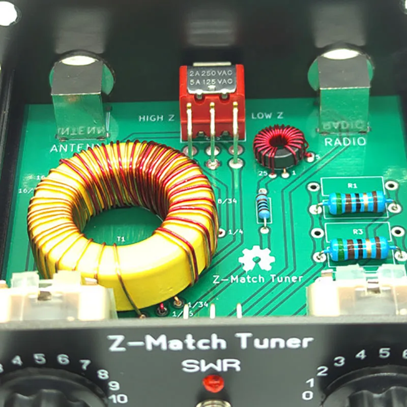새로운 QRP Z-Match 수동 안테나 튜너 DIY 액세서리 HAM