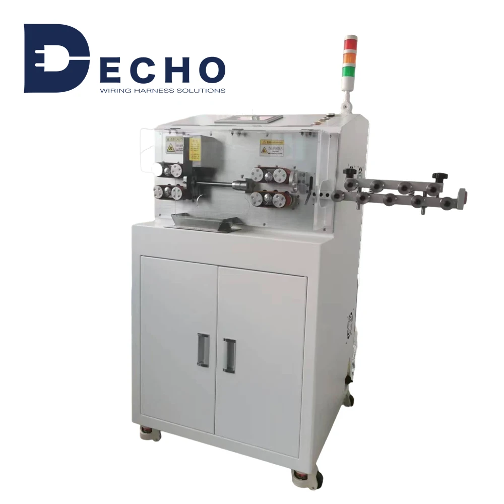 DECHO DE-S155Y Automatic 3 layer stripping 70mm2 Cable Peeling Machine Sheath Wire Cutting and Stripping Machine