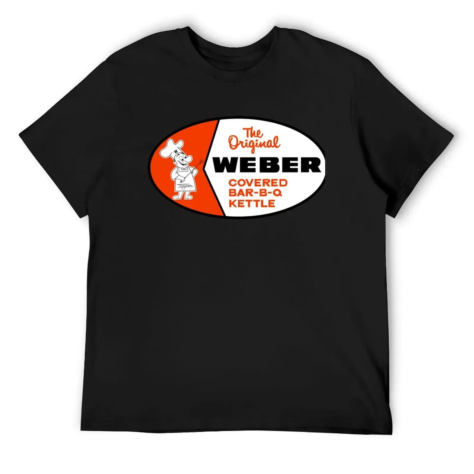 Weber Original Covered Bar-B-Que Kettle T-Shirt blue lock customs essential t shirt anime shirt heavy weight t shirts for men