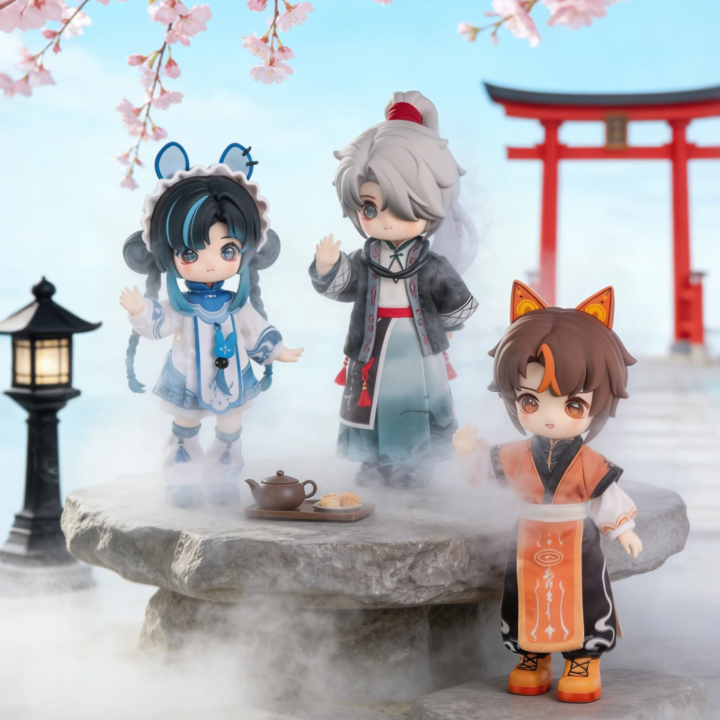 

Nagi Cloud Ruins Chronicle 1/12 BJD Blind Box Kawaii Anime Movable Joints Doll Mystery Box Action Figure Model Toys Gift Girls