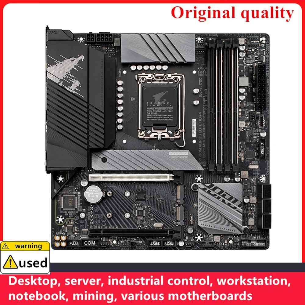 For Z690M AORUS ELITE DDR4 Motherboards LGA 1700 DDR4 128GB m-ATX For Intel Z690 Desktop Mainboard M.2 NVME SATA III USB3.0