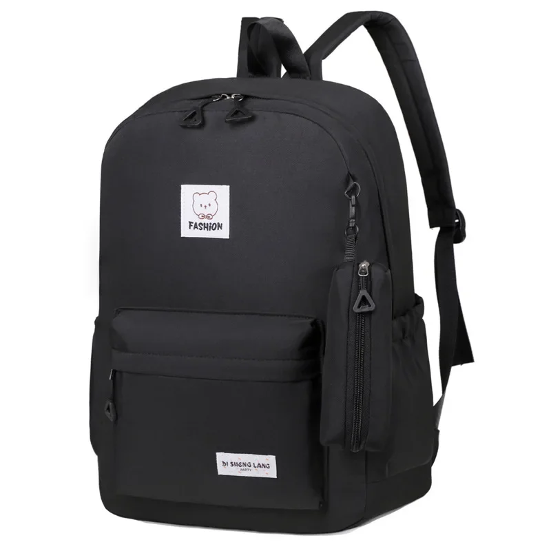 Fashionable School Bag Large Capacity Backpack Laptop Daypack Casual Book Bags for High School and College Students