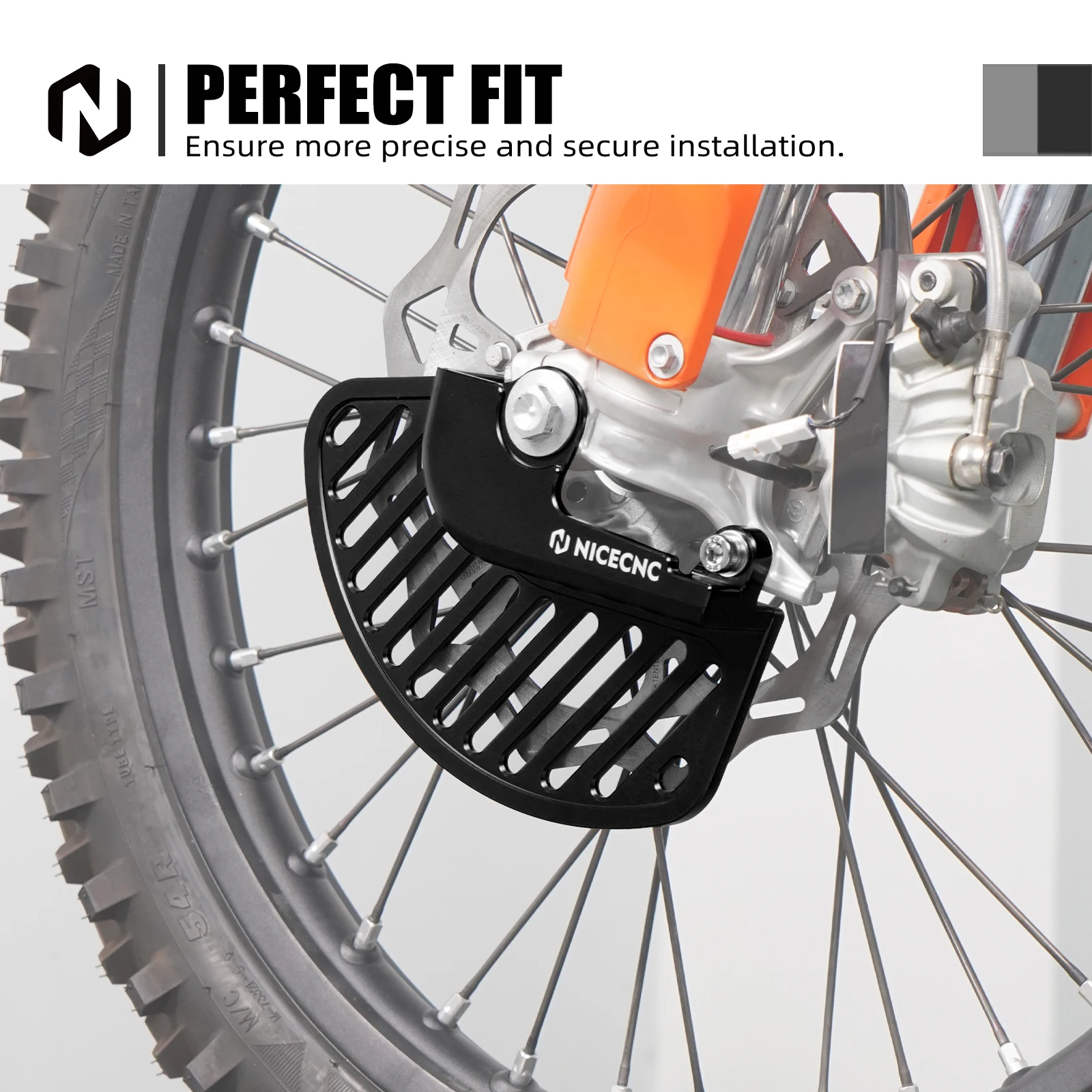 

NICECNC For KTM 300 EXC 2024-2025 Front Brake Disc Guard 125 SX 450 SX-F 350 EXC-F 2016-2025 450 XCF-W 500 XCW 300 XC TPI 250 SX