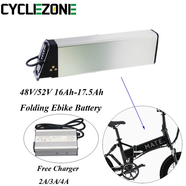 Mate x bike battery sale