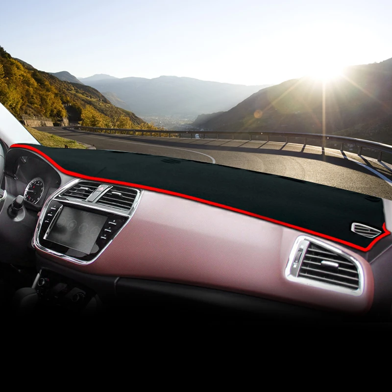 For Suzuki SX4 S-Cross 2013 2014 2015 2016 2017 2018 2019 2020 Car Dashboard Cover Avoid Light Pad Sun Shade Anti-UV Carpets