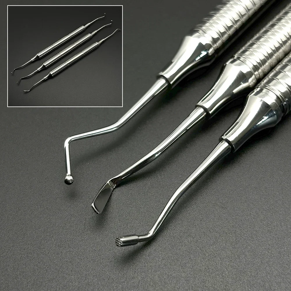 高品質ステンレス鋼歯科用スパチュラダブルエンド複合樹脂充填ツール歯科器具用