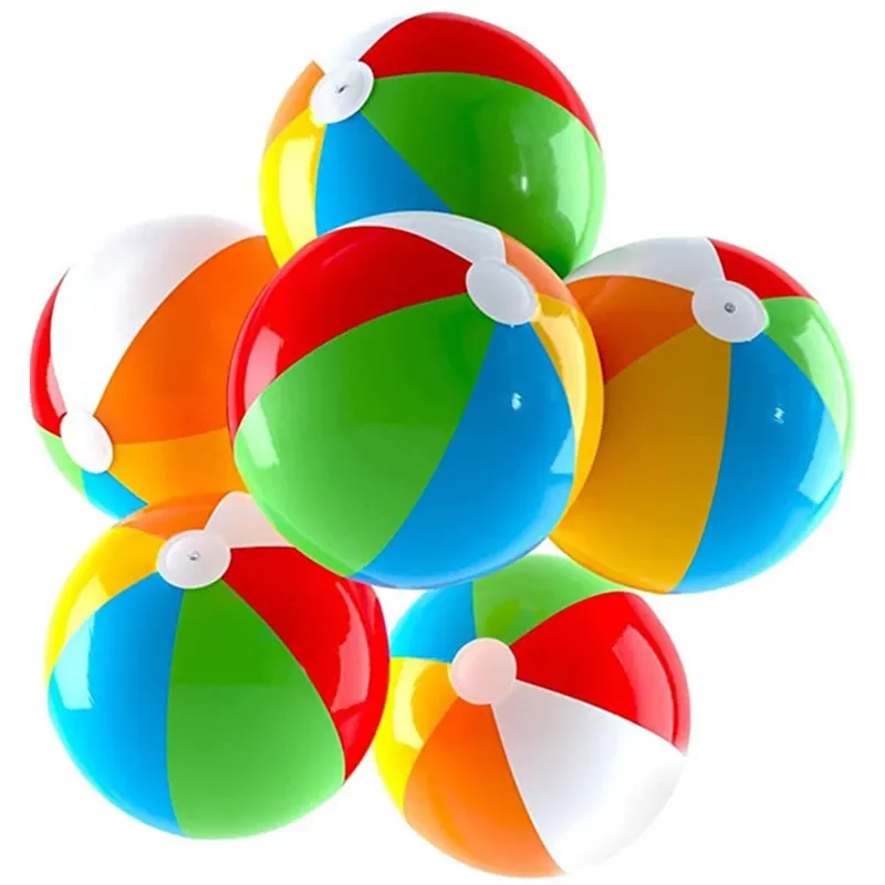 5pcs 30cm bunte aufblasbare Ballons Schwimmbad spielen Party Wasserspiel Luftballons Strand Sport ball Spaß Spielzeug für Kinder