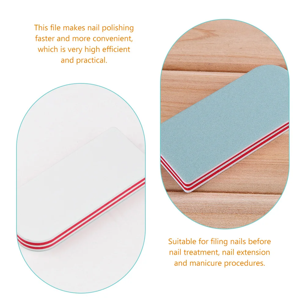 10 قطعة كتل عازلة للأظافر متعددة السطح ملف تلميع الأظافر لأدوات مانيكير الأظافر من الأكريليك الطبيعي في المنزل للاستخدام الاحترافي