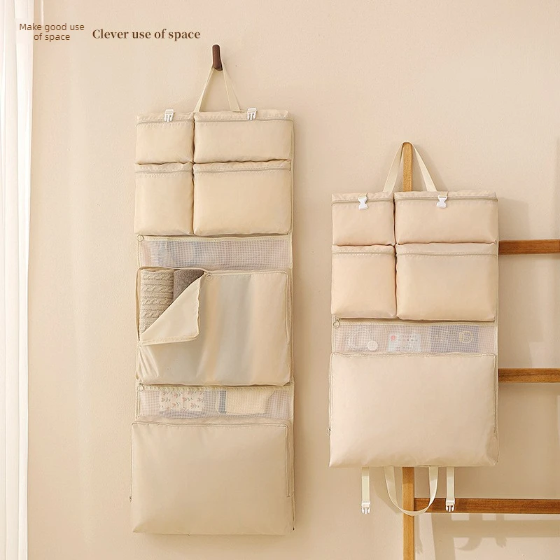 Travel Hanging Storage Bag Portable Foldable Multi Pocket Organizer for Clothes Accessories