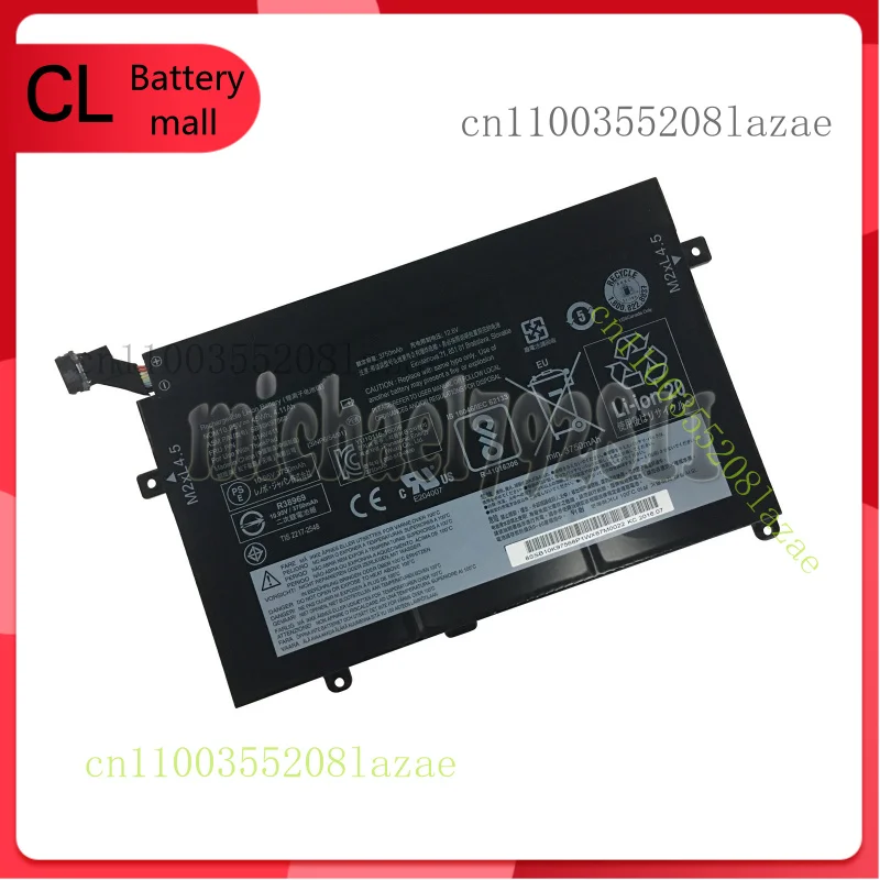 

Оригинальный аккумулятор 01AV411 для Lenovo Thinkpad E470 E470C E475 01AV412 SB10K97568