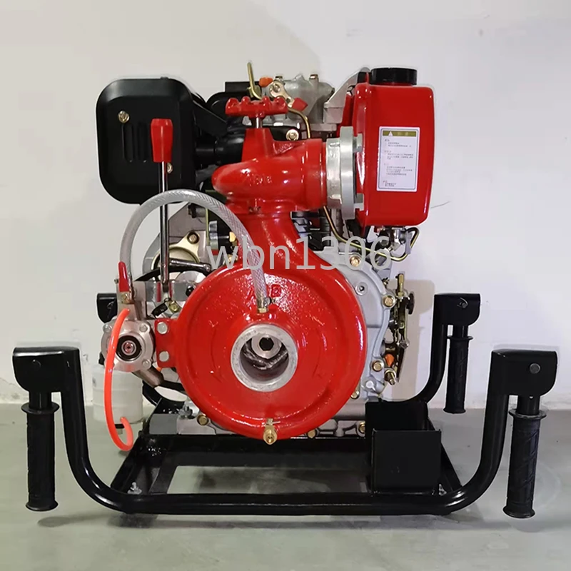 

Mobile hand lift fire engine pump emergency rescue water pump high pressure head gasoline full set BJ-9C aluminum alloy