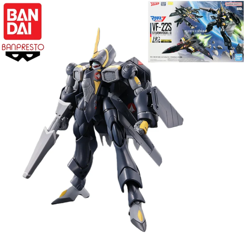 

Bandai PB Эксклюзивная HG Macross 7 1/100 VF-22S Sturmvogel II, на заказ Михаил, сборная модель Gundam Garage, развивающая игрушка