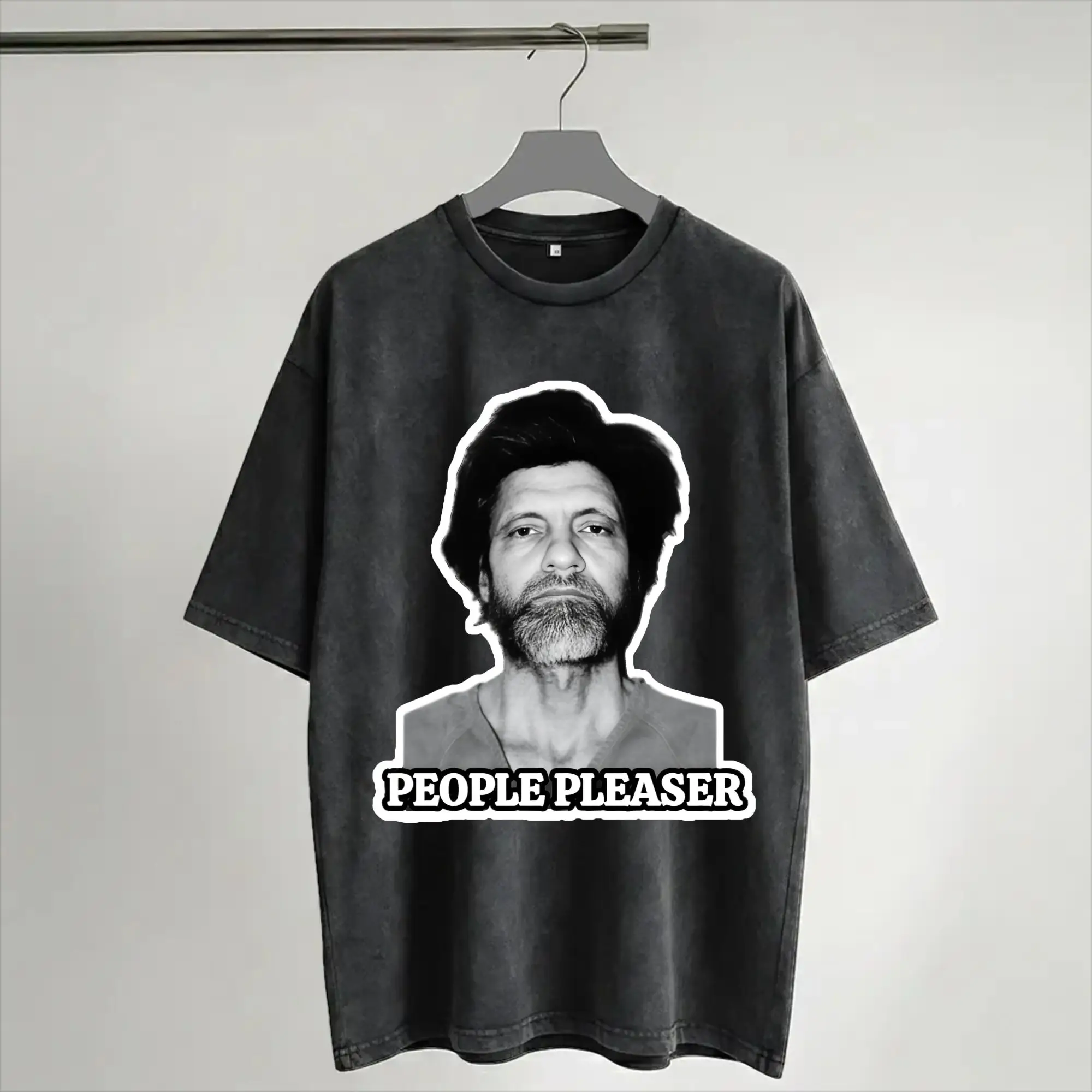The Unabomber Told Ya Ted Kaczynski  Outfit Washed T Shirts for Men Women Streetwear Hip Hop T-Shirt Summer  Tee Shirt