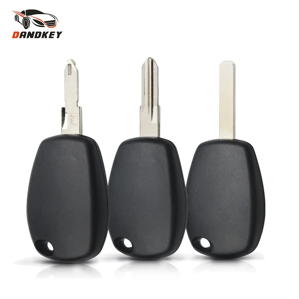 

Dandkey 10pcs Uncut Blank Replacement Car Key Case For Renault Dacia Modus Clio 3 Twingo Kangoo For Nissan Almera Key Shell