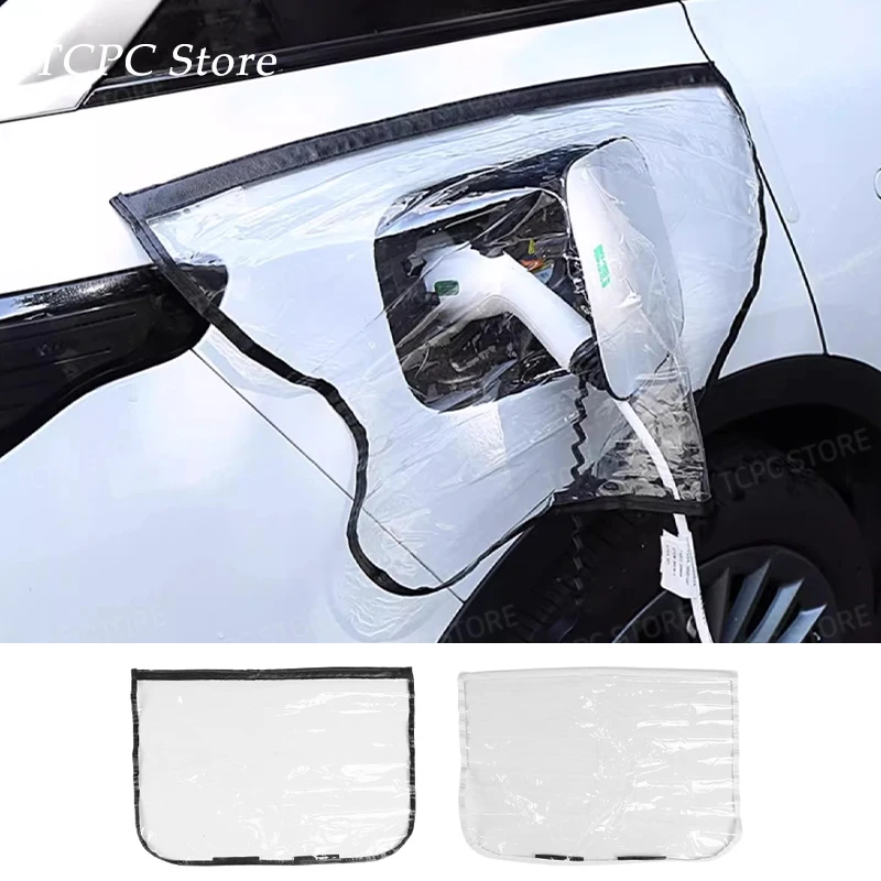 

For Leapmotor C10 2024/2026 Car Electric Vehicle Charger Port Cover Outdoor Rainproof Protection Dustproof Covers Accessories