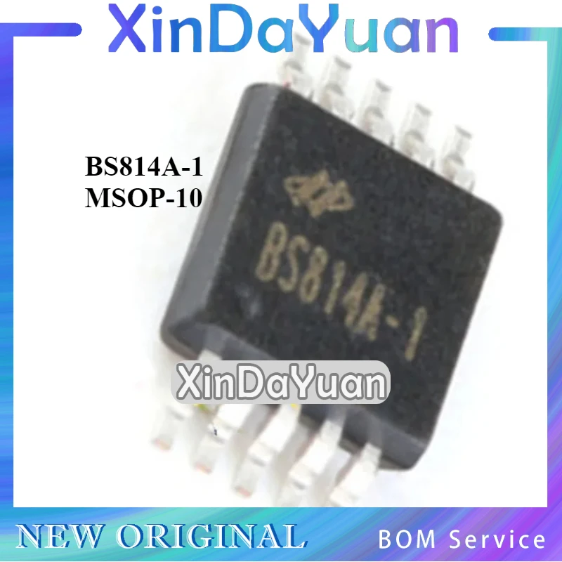 10 pcs BS814A-1 MSOP-10 4 Key Capacitive Touch Key Chip IC